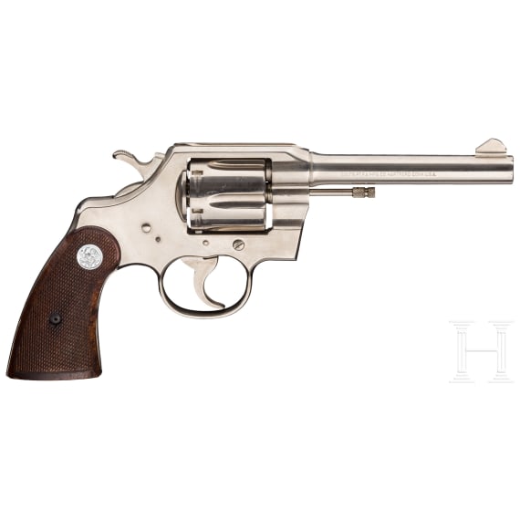 Colt Official Police, vernickelt, Polizei
