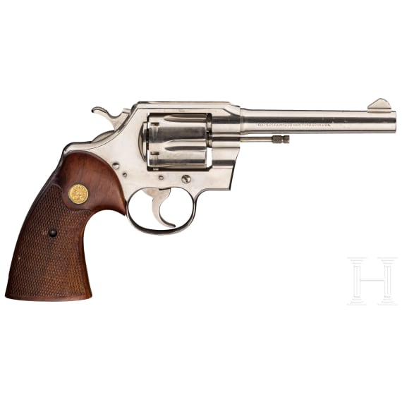 Colt Official Police, vernickelt, Polizei