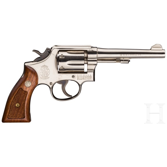 Smith & Wesson Mod. 10-5, vernickelt, Polizei