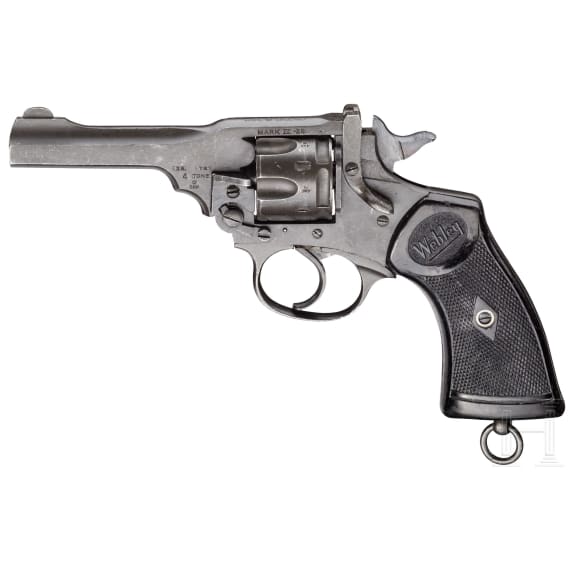 Israel - Webley Mark IV, israelische Botschaft London, mit Tasche