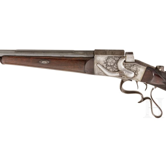 A luxurious system Aidt "Feuerstutzen" (sports carbine) by Klett in Suhl, end of 19th century