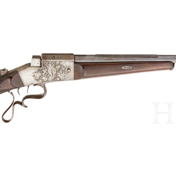 A luxurious system Aidt "Feuerstutzen" (sports carbine) by Klett in Suhl, end of 19th century