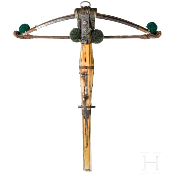 Verbeinte Jagd-/Scheibenarmbrust, deutsch, um 1580