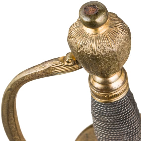 Degen f&uuml;r Offiziere der Infanterie, Preu&szlig;en, 2. H&auml;lfte 18. Jhdt.