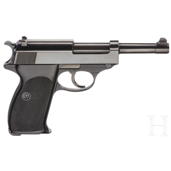 Walther P 38, polierte Ausf&uuml;hrung, Export, im nrngl. Karton