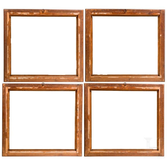 A set of four probably German neo-classical frames, 19th. century