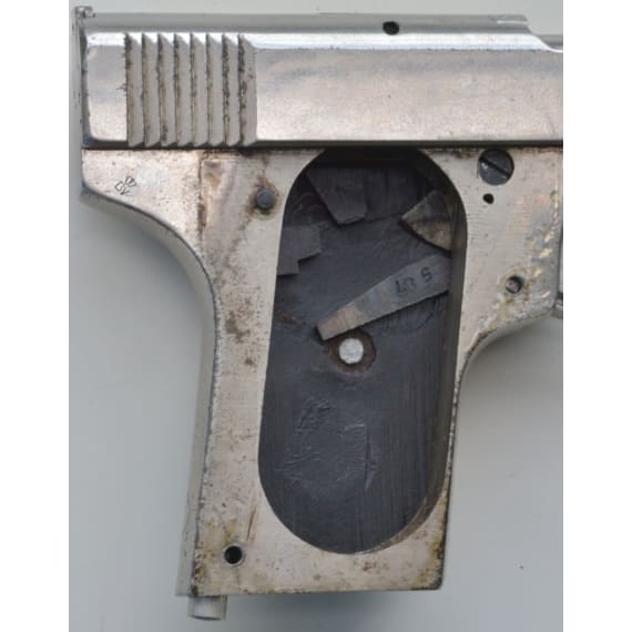 Webley & Scott Mod. 1912 Hammerless, vernickelt