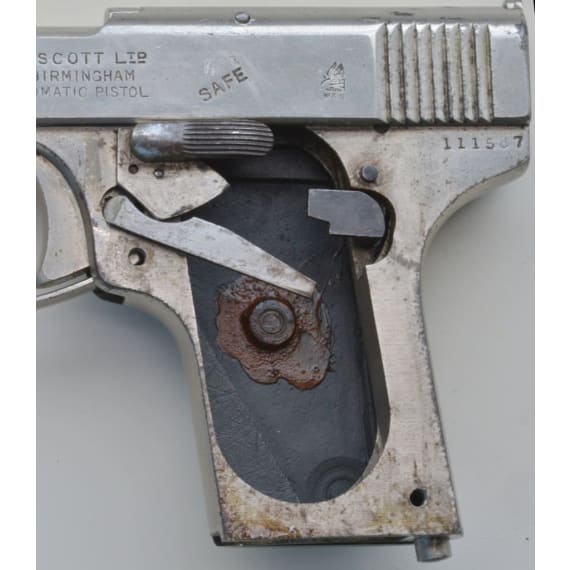 Webley & Scott Mod. 1912 Hammerless, vernickelt