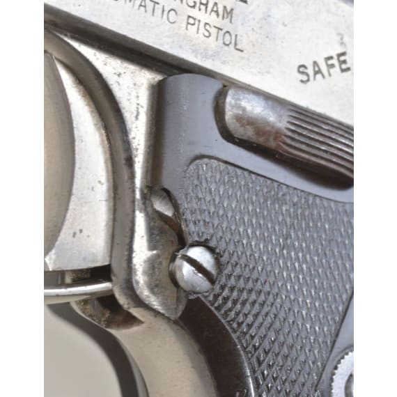 Webley & Scott Mod. 1912 Hammerless, vernickelt