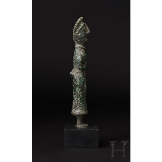 Elamitische Bronzestatuette einer Priesterin, Vorderasien, 3. Jtsd. v. Chr.