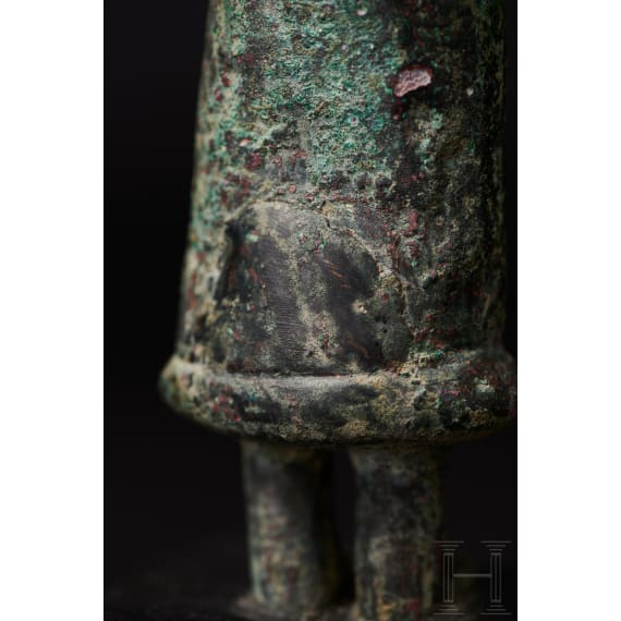 Elamitische Bronzestatuette einer Priesterin, Vorderasien, 3. Jtsd. v. Chr.