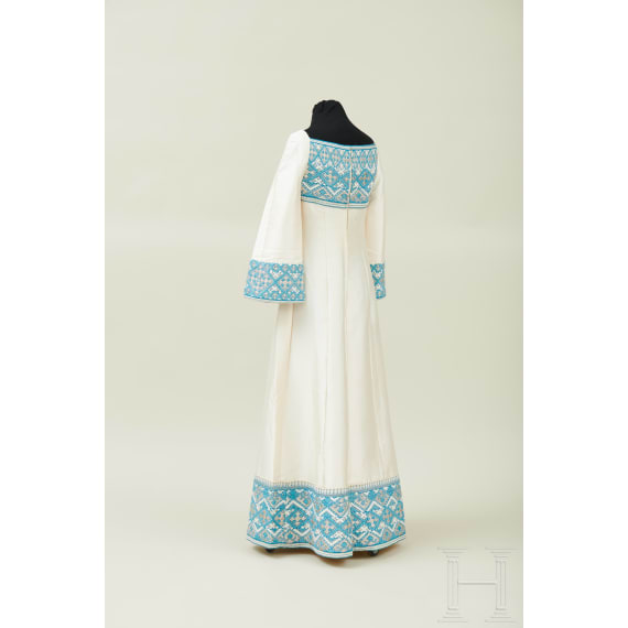 Farah Pahlavi (née Farah Diba), a gown worn by the Empress of Iran for state occasions, early 1970s