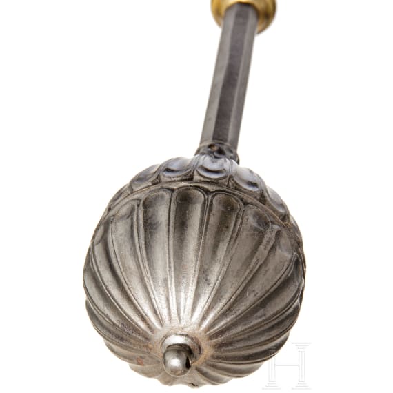 A Polish/Hungarian chiselled mace, 1st half of the 17th century