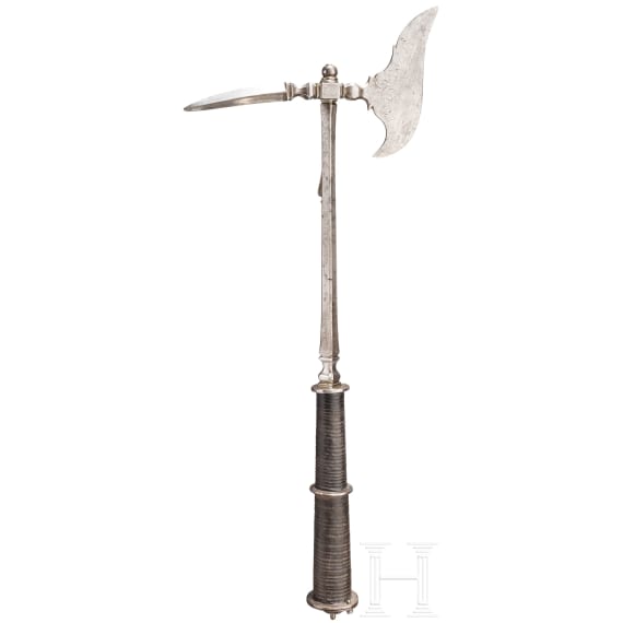 A German horseman’s axe, presumably Saxon, circa 1580