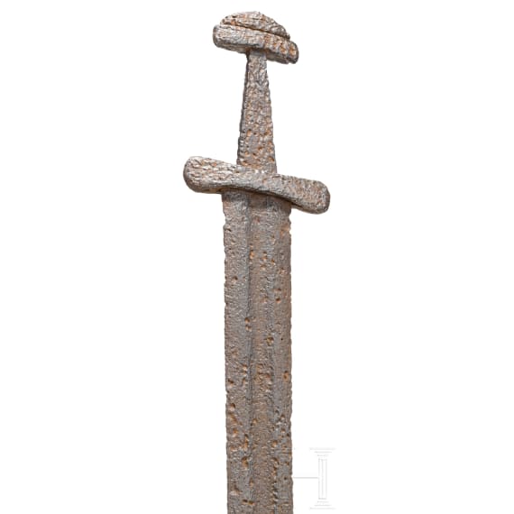 A fragemt of a North European Viking sword, 10th century