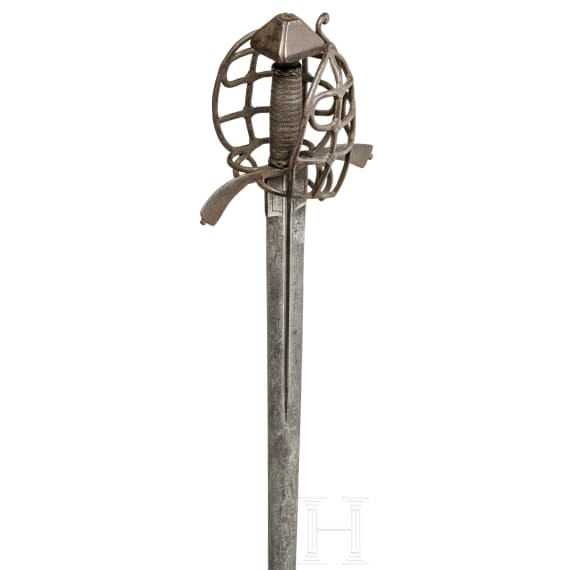 A Styrian basket-hilted sword, circa 1580