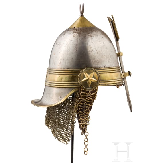 A rare helmet of the Khedive Life Guards, 2nd halt of 19th century