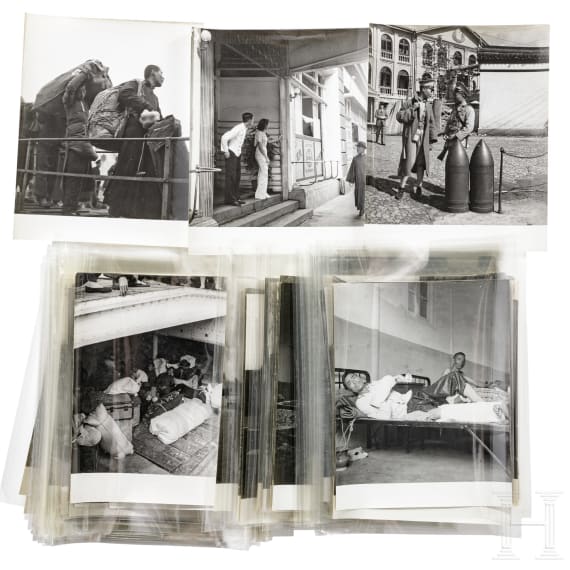 A collection of photographs by Pierre Verger of the 1937 battle of Shanghai (淞沪会战), Sino-Japanese War