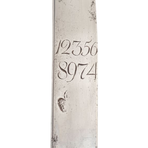 A silver-mounted sabre à la Mameluk, ca. 1820