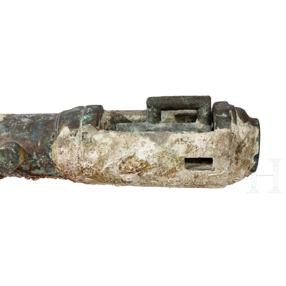 A bronze Italian breech-loading naval gun, 16th century