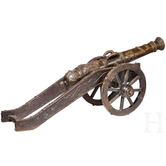 Model cannon, collector's replica in the style of the 16th century