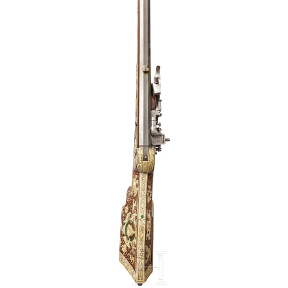 A profusely bone-inlaid South German Renaissance wheel-lock carbine, circa 1580