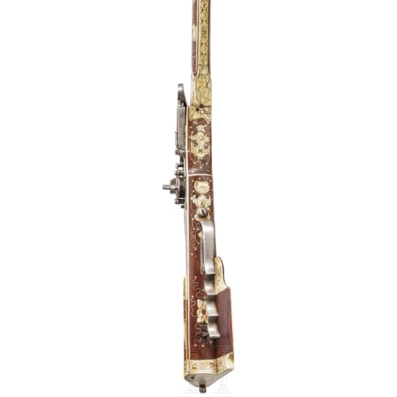 A profusely bone-inlaid South German Renaissance wheel-lock carbine, circa 1580