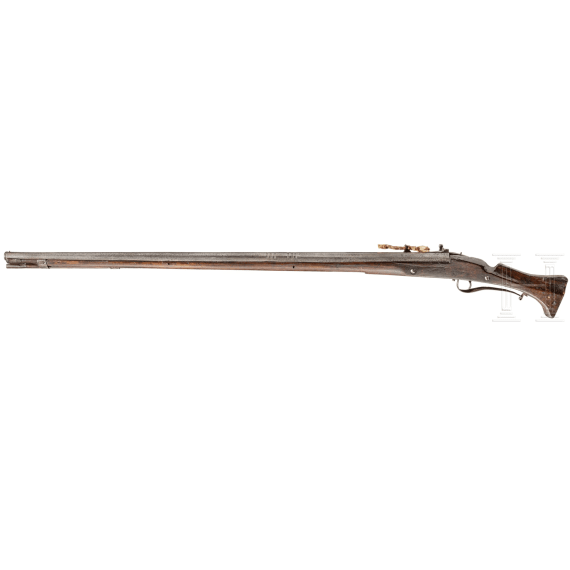 An English matchlock musket, dated 1640