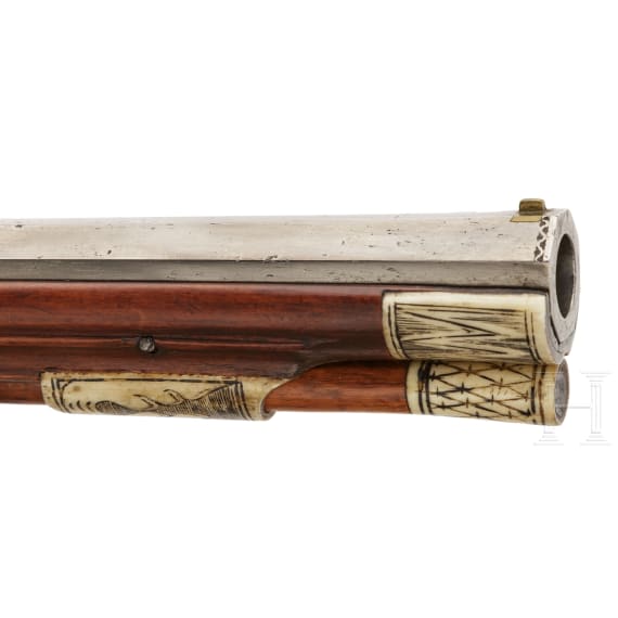 A South German wheellock rifle from the armoury of the princes of Salm-Reifferscheidt, dated 1649