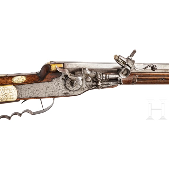 A South German wheellock hunting rifle, circa 1650