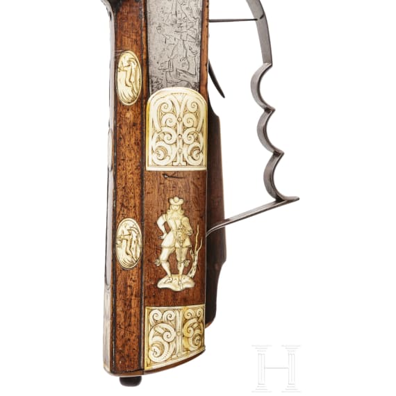 A South German wheellock hunting rifle, circa 1650