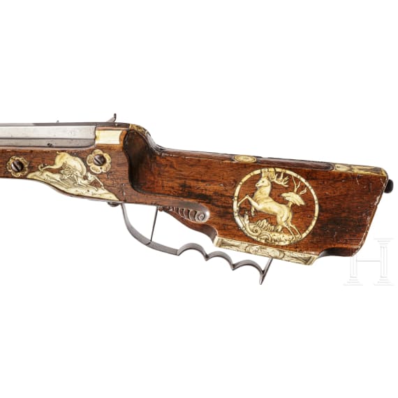 A South German wheellock hunting rifle, circa 1650