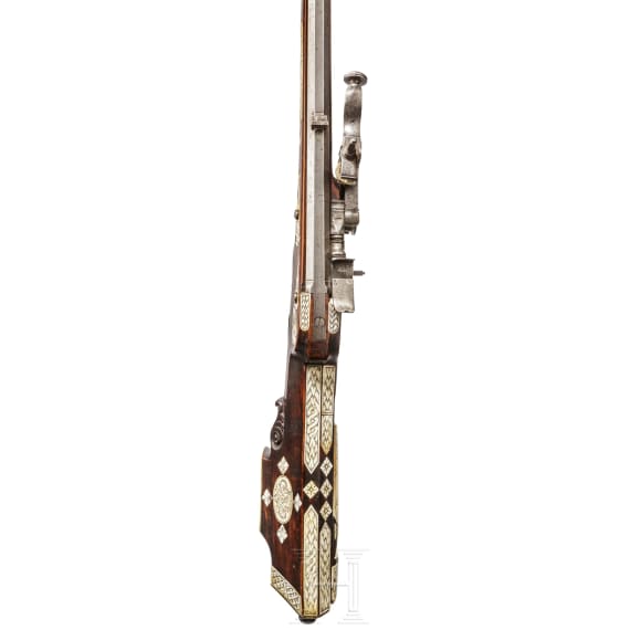A German wheel-lock rifle, circa 1700