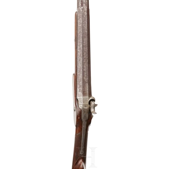 A percussion shotgun by Lepage Moutier in Paris, ca. 1850