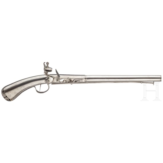 A German or Dutch all-metal flintlock pistol, circa 1640/50