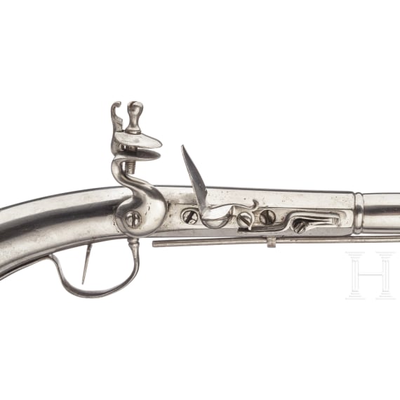 A German or Dutch all-metal flintlock pistol, circa 1640/50