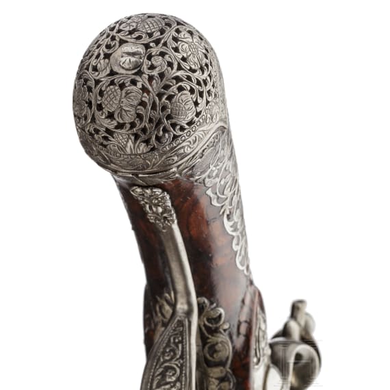 A long flintlock pistol, Andrea Medicina, Brescia, circa 1670