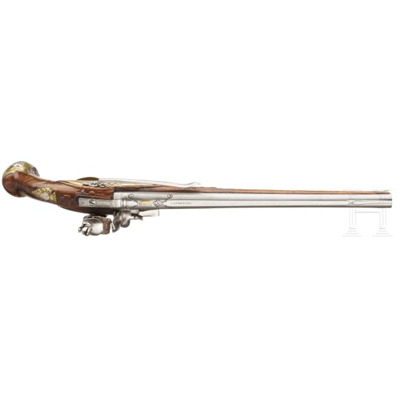 A flintlock pistol, D. Donati, Brescia, circa 1700