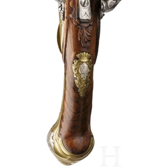 A flintlock pistol, D. Donati, Brescia, circa 1700