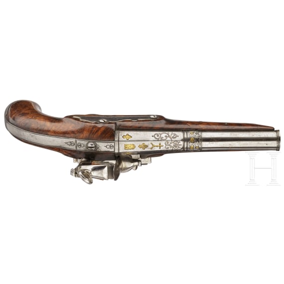 A miquelet pistol by Ignazio Maria Ybarzabal in Eibar, circa 1790