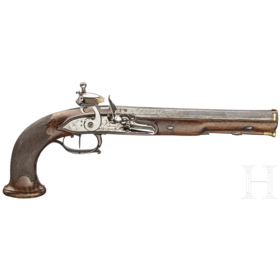 A French flintlock pistol by Boutet et fils in Versailles, circa 1810