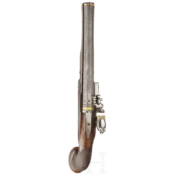 A French flintlock pistol by Boutet et fils in Versailles, circa 1810