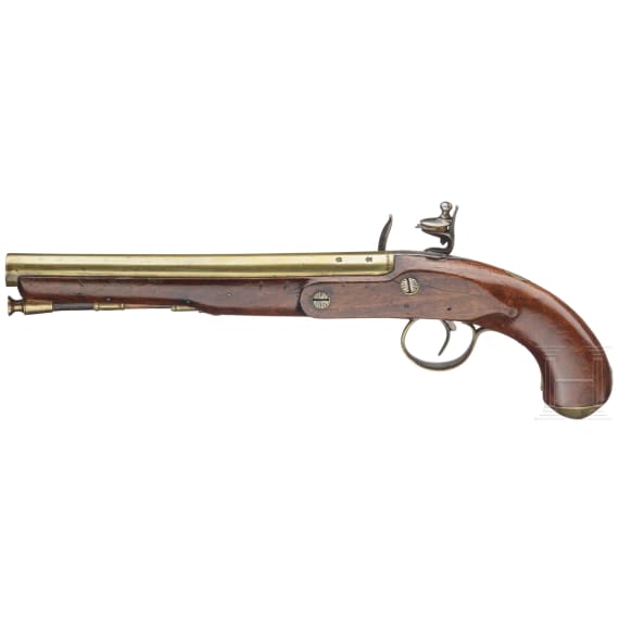 A flintlock pistol by Phillips in London, ca. 1815/20