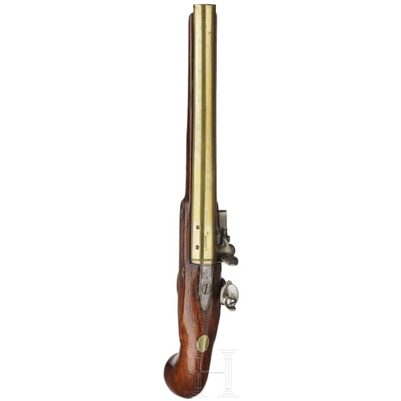 A flintlock pistol by Phillips in London, ca. 1815/20