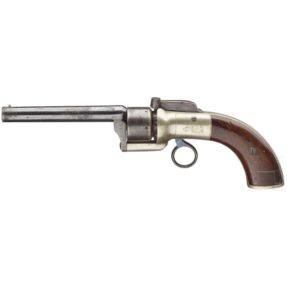 A transitional revolver by William Dooley in Liverpool, ca. 1850