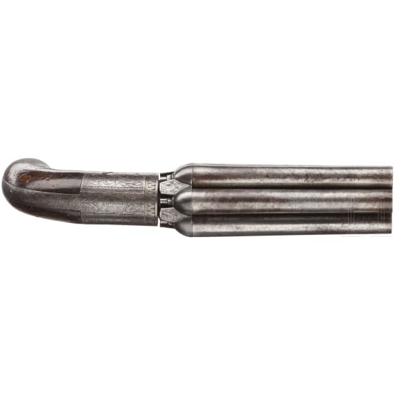 A pepperbox revolver Jose Antonio Vianna in Porto, ca. 1850