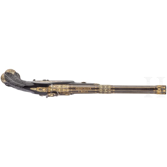 A deluxe percussion target pistol, Geeringkx, Paris, circa 1880/90