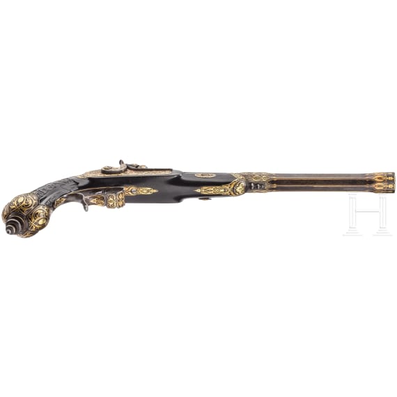 A deluxe percussion target pistol, Geeringkx, Paris, circa 1880/90