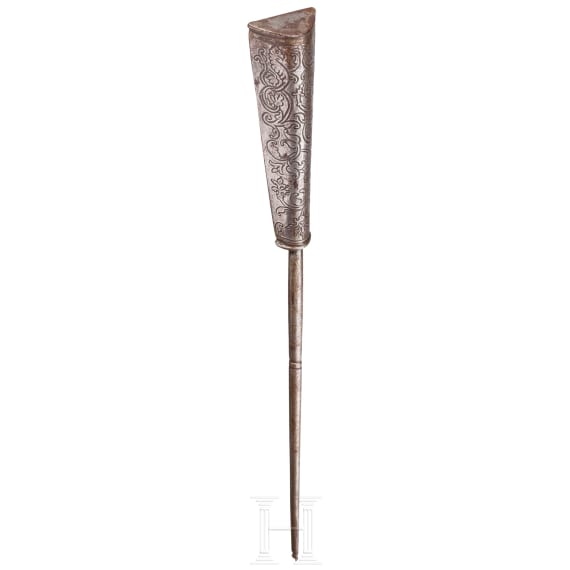 Gro&szlig;e R&auml;umnadel f&uuml;r Artilleristen, Italien, um 1620