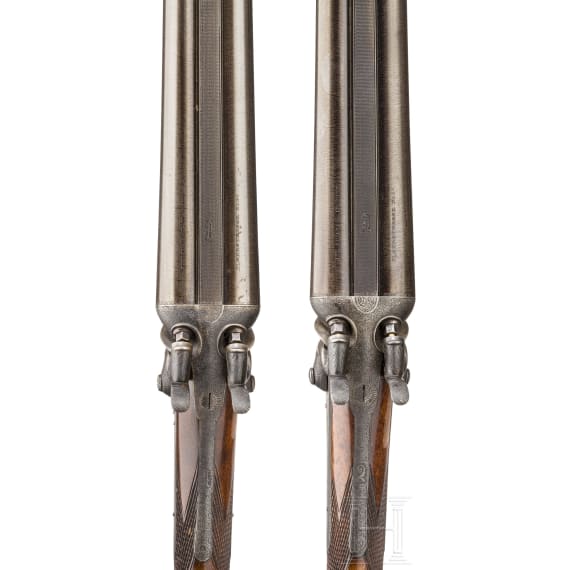 A pair of side-by-side shotguns by Anton Mulacz, Vienna
